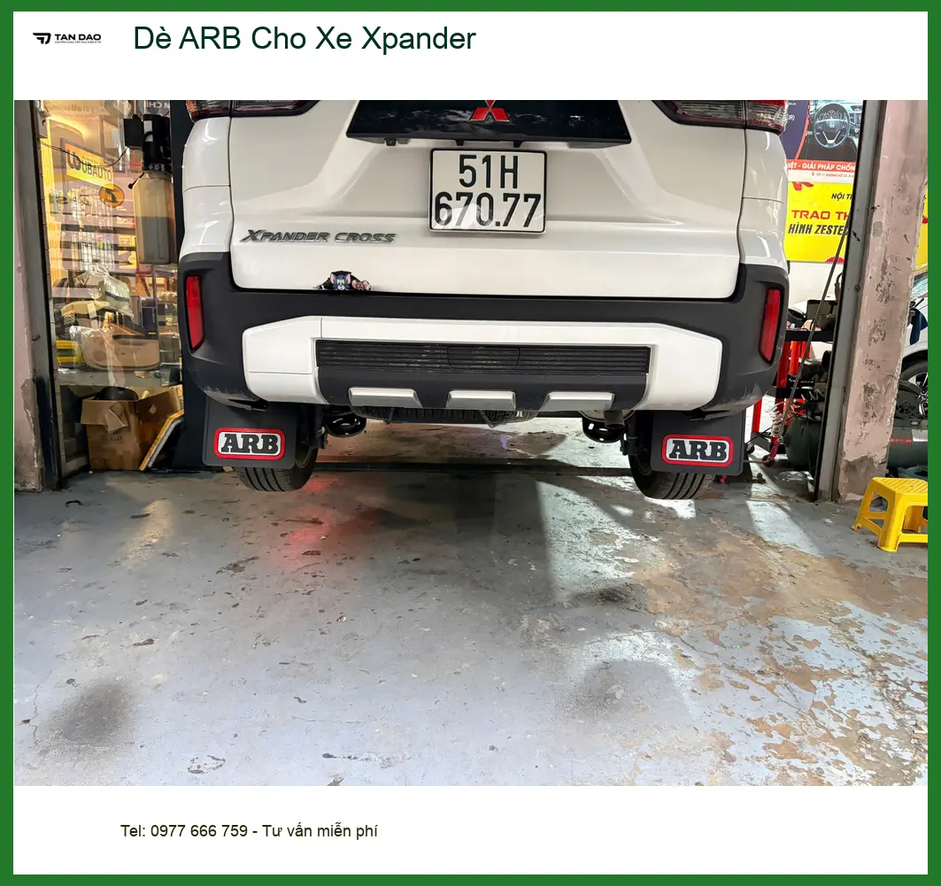 Chú Tấn lắp Dè ARB cho Xpander ở Quận Bình Thạnh sau nhiều lần gầm xe bị trầy xước ảnh thực tế 2