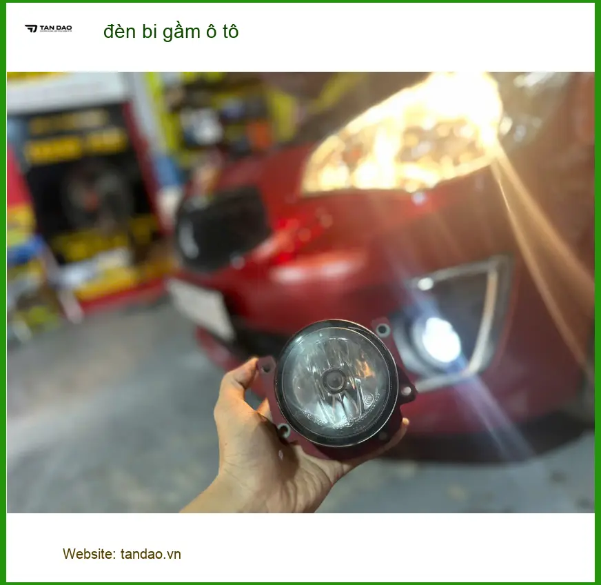 Anh Tấn lắp đèn bi gầm ô tô Hyundai Accent tại Quận 9 cải thiện tầm nhìn ảnh thực tế 4