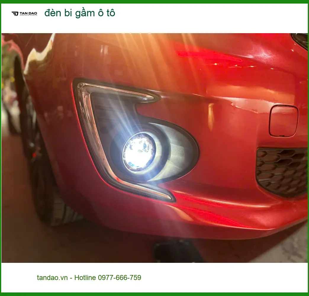 Anh Minh lắp đèn bi gầm ô tô Mazda CX-5 vì đèn zin yếu ở Quận 2 ảnh thực tế 3