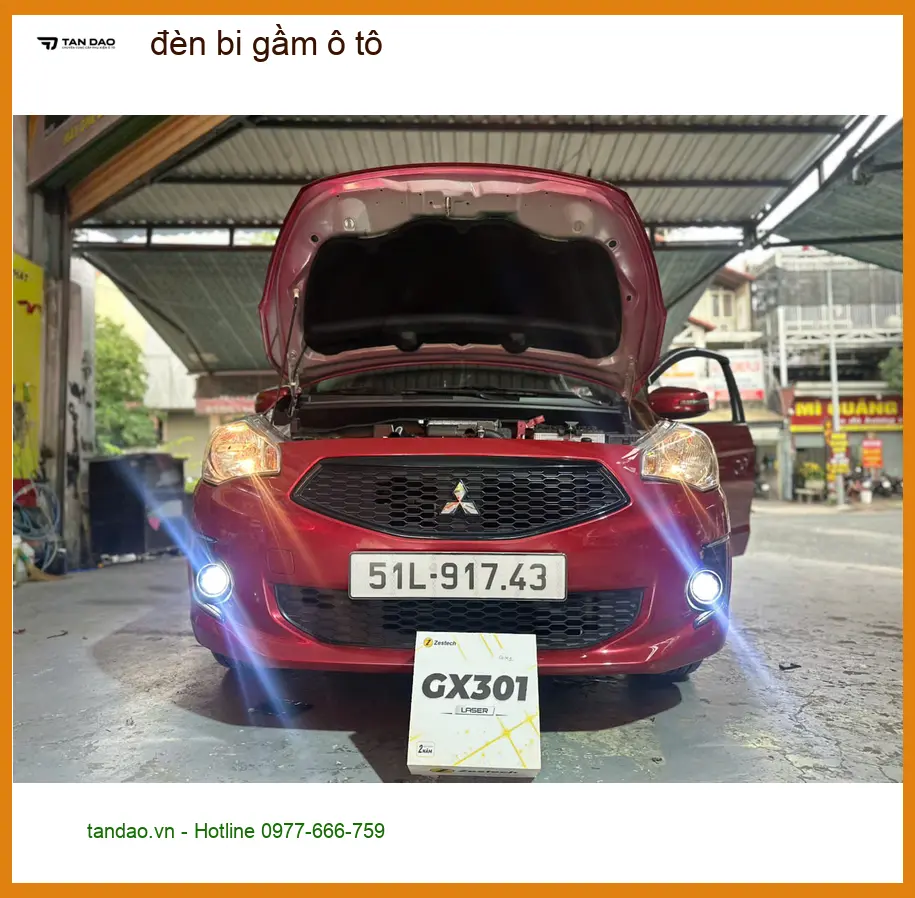 Chú Thành độ đèn bi gầm ô tô cho Hyundai Creta đi đêm an toàn tại Cần Giờ ảnh thực tế 3