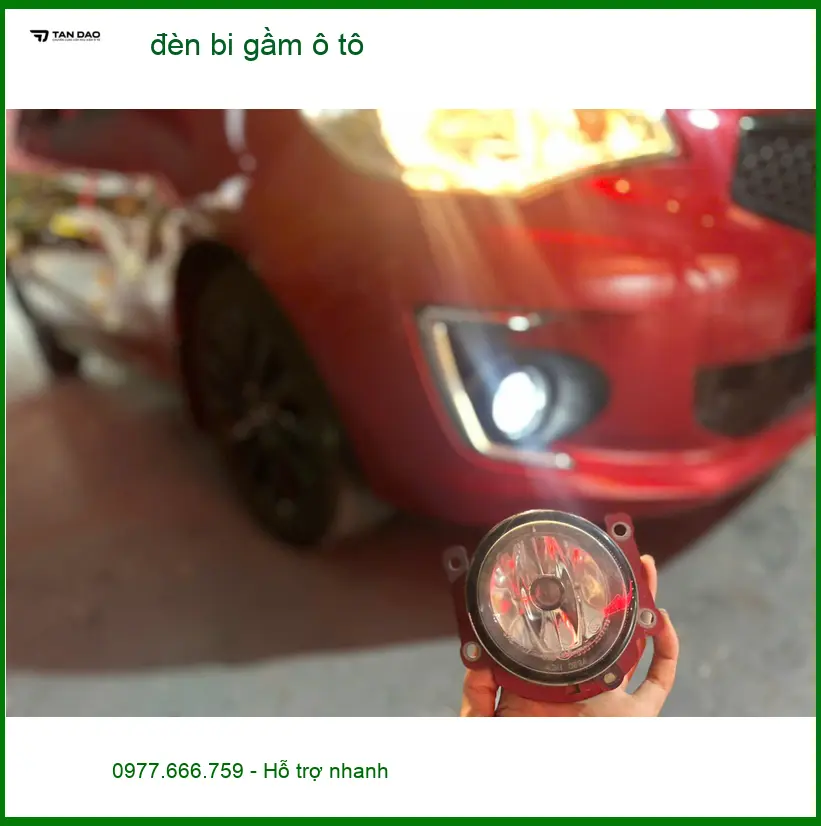 Anh Thành độ đèn bi gầm cho Honda CRV để cải thiện tầm nhìn khi đi đêm tại Củ Chi ảnh thực tế 2