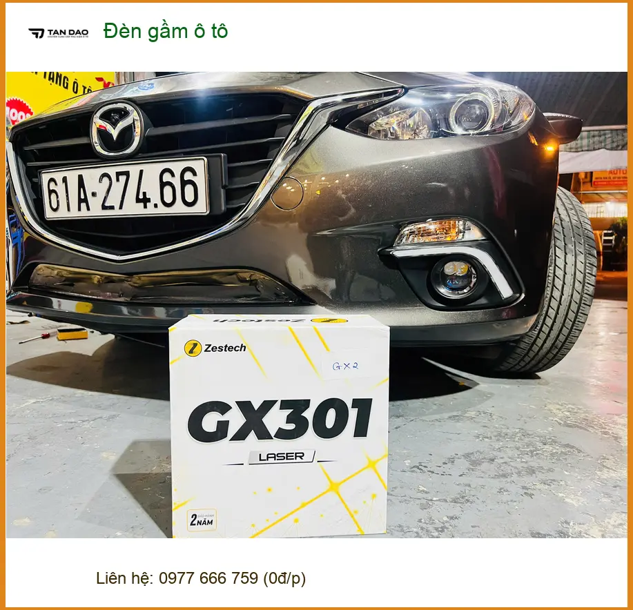 Anh Dũng lắp đèn gầm ô tô cho Hyundai Creta ở Quận 11 vì hay đi đường tối ảnh thực tế 3