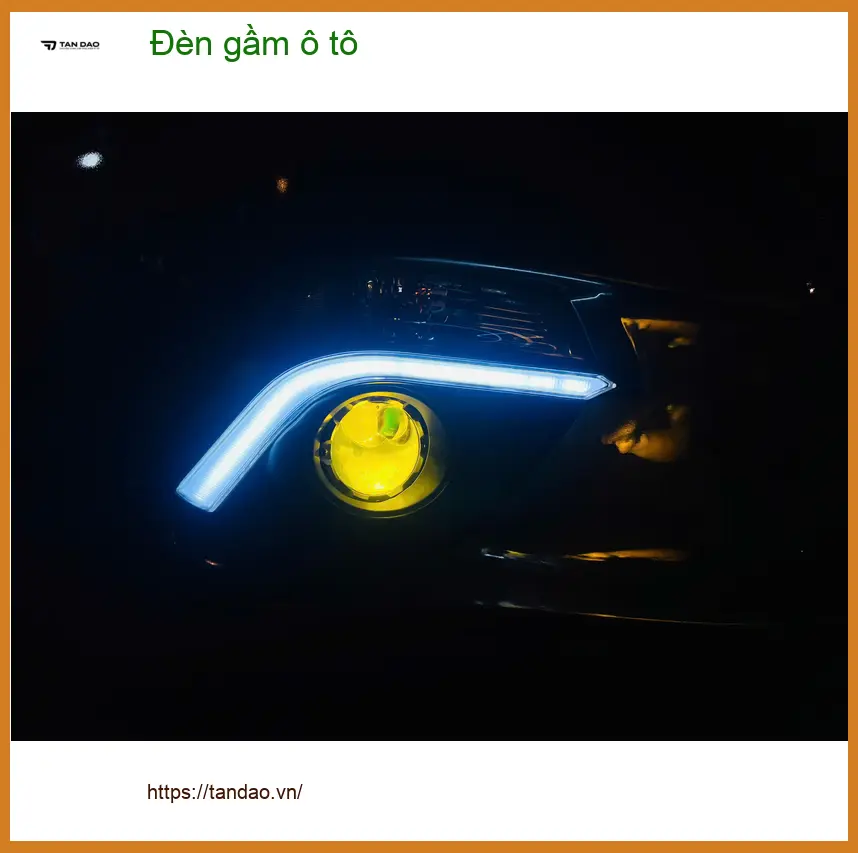 Anh Khang lắp đèn gầm ô tô cho Hyundai Accent tại Quận Thủ Đức vì hay đi đường tối ảnh thực tế 2