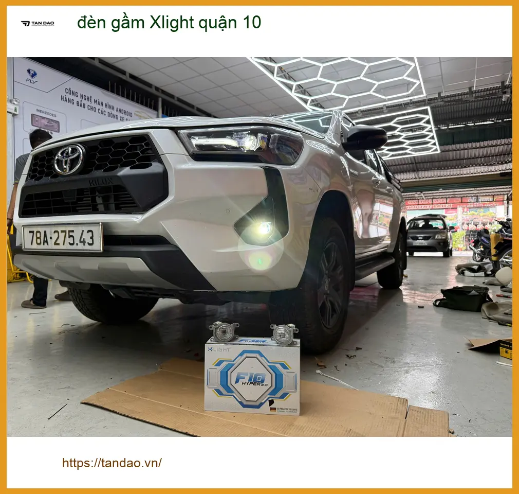 Trung Tâm Độ Đèn Ô Tô đèn gầm Xlight quận 10 - Nâng Cấp Chính Hãng ảnh thực tế 3