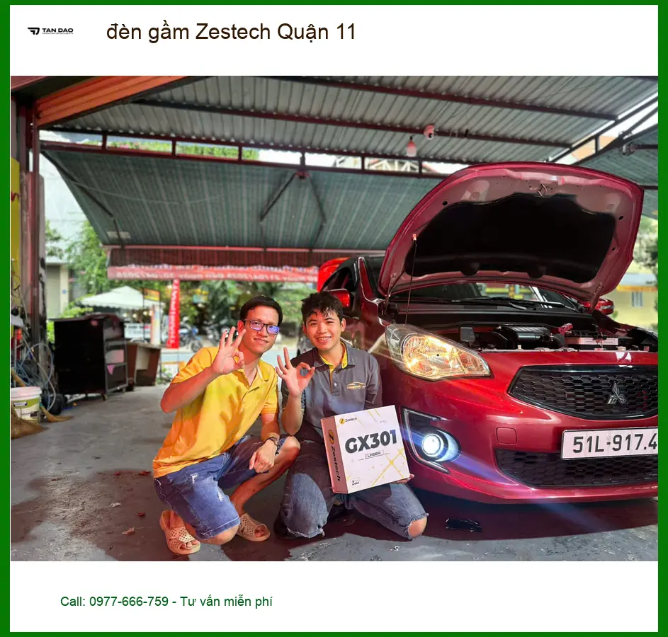 Trung Tâm Độ Đèn Ô Tô đèn gầm Zestech Quận 11 - Nâng Cấp Chính Hãng ảnh thực tế 2
