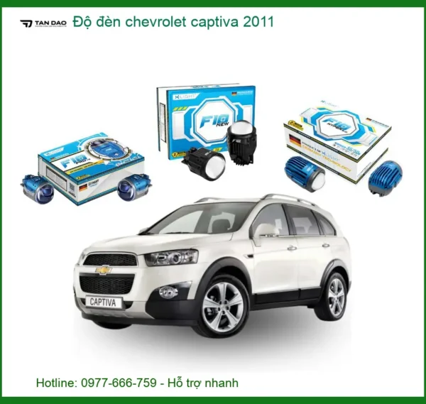 Độ đèn chevrolet captiva 2011