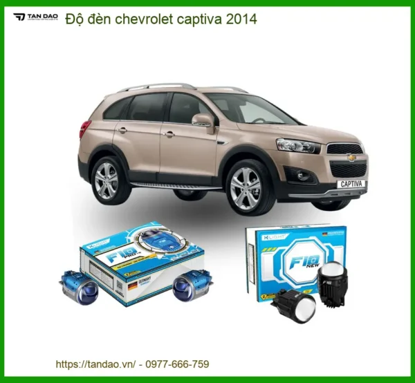 Độ Đèn Chevrolet Captiva 2014 - Địa Chỉ Lắp Đặt Uy Tín TPHCM