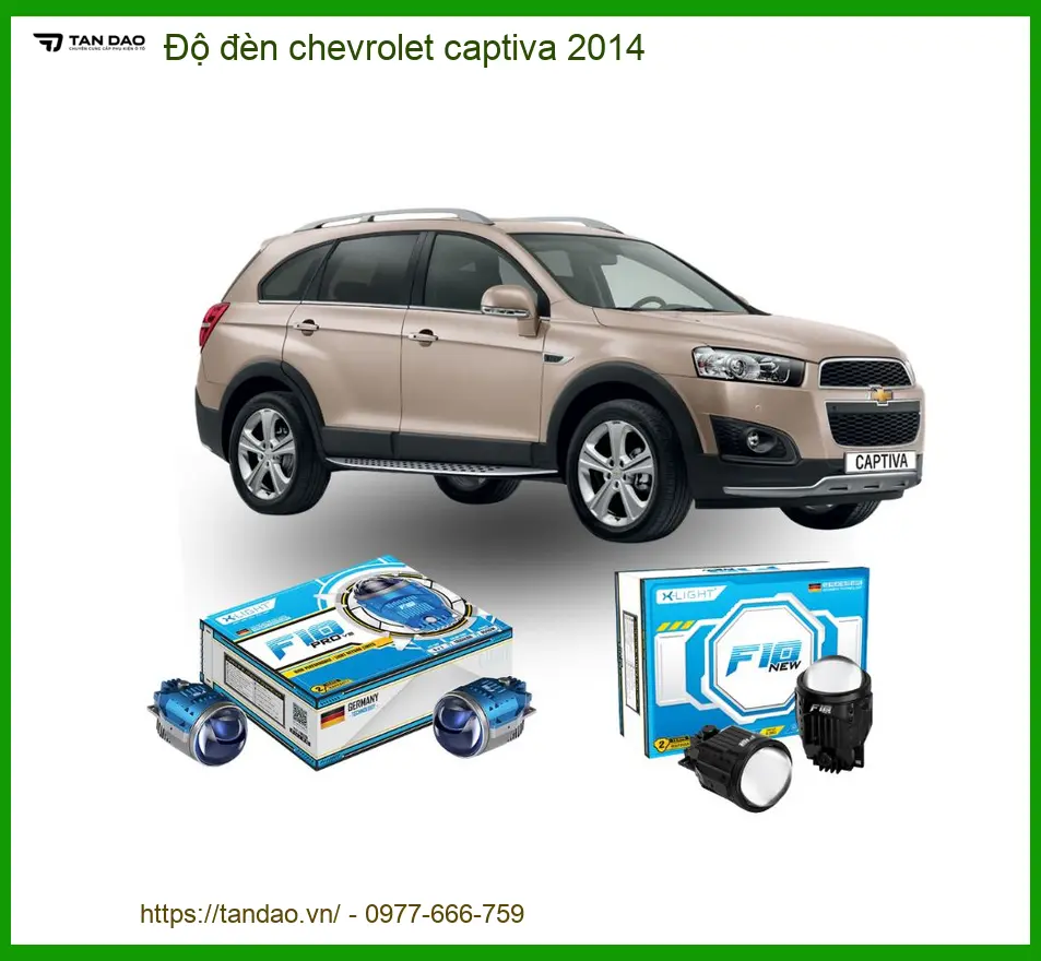 Độ Đèn Chevrolet Captiva 2014 - Địa Chỉ Lắp Đặt Uy Tín TPHCM
