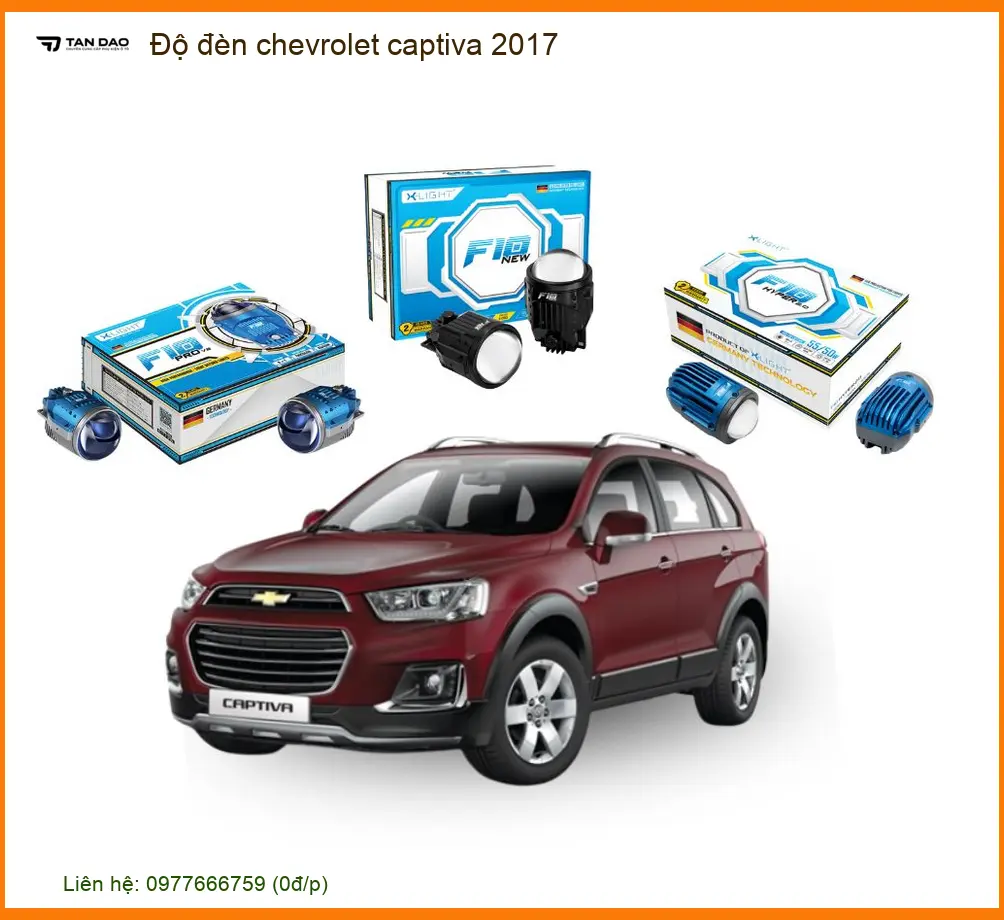 Độ Đèn Chevrolet Captiva 2017 - Địa Chỉ Gắn Chính Hãng TPHCM