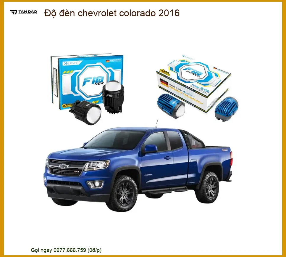 Độ đèn Chevrolet Colorado 2016 - Trung Tâm Nâng Cấp Đèn Chính Hãng Giá Tốt TPHCM
