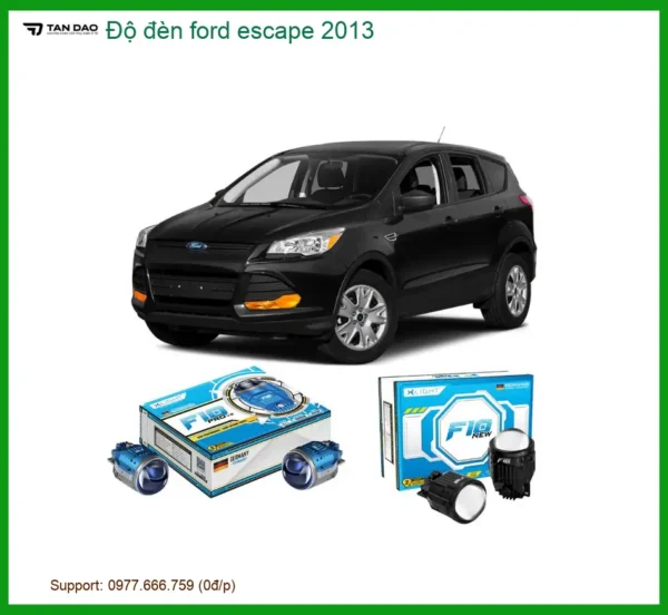 Độ Đèn Bi Xenon Ford Escape 2013 - Địa Chỉ Lắp Đặt Uy Tín TPHCM