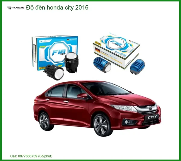Độ Đèn Honda City 2016 - Địa Chỉ Nâng Cấp Chính Hãng TPHCM