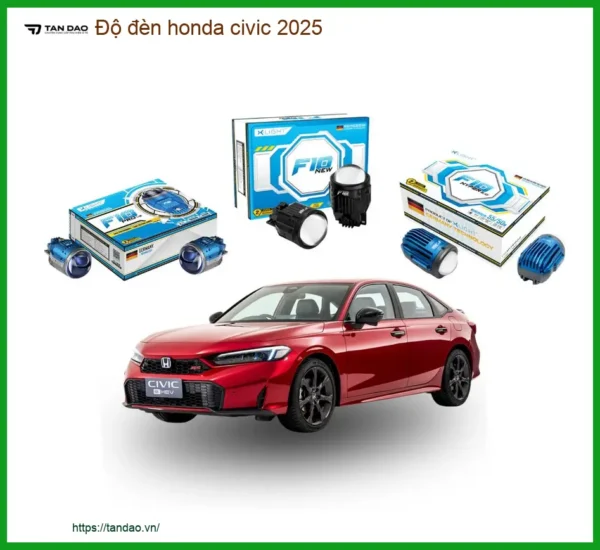 Độ đèn Honda Civic - Trung Tâm Chuyên Nâng Cấp Đèn Pha Ô Tô Chính Hãng TPHCM