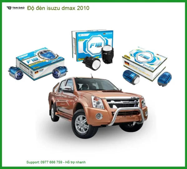 Độ đèn isuzu dmax 2010