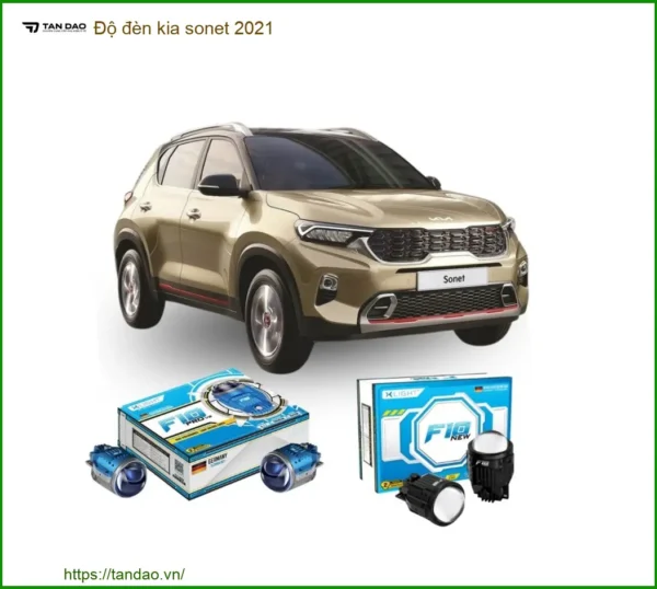 Gói Độ Đèn LED Kia Sonet 2021 - Địa Chỉ Lắp Đặt Chính Hãng TPHCM