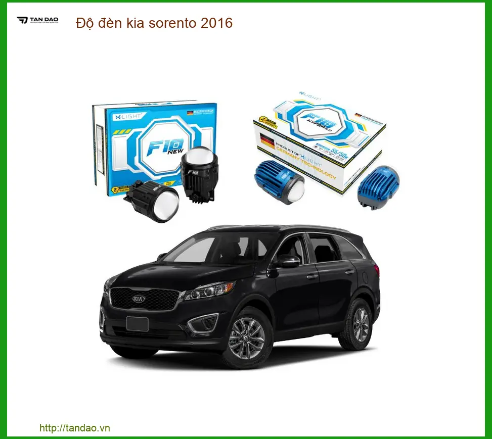 Độ Đèn Bi LED Tăng Sáng Kia Sorento 2016 - Trung Tâm Nâng Cấp Chính Hãng TPHCM