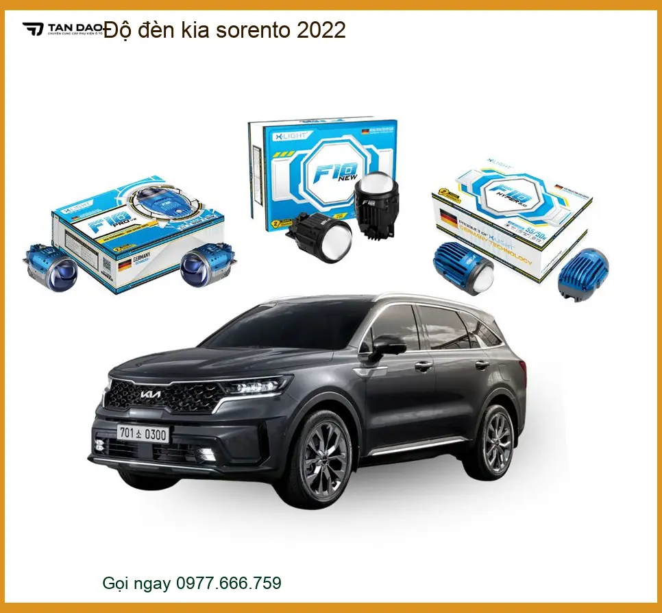 Độ đèn Kia Sorento 2022 - Địa Chỉ Lắp Đặt Uy Tín TPHCM