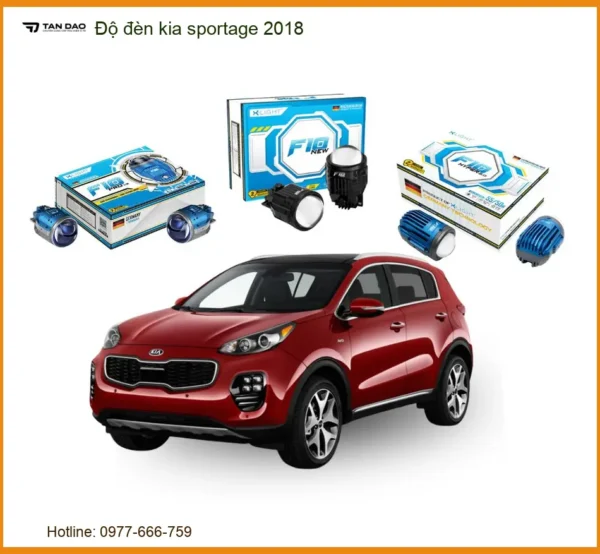 Độ Đèn Bi LED Laser Kia Sportage 2018 - Trung Tâm Lắp Đặt Uy Tín TPHCM