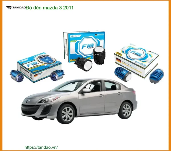Độ Đèn Bi LED Xe Mazda 3 2011 - Địa Chỉ Lắp Đặt Chính Hãng TPHCM