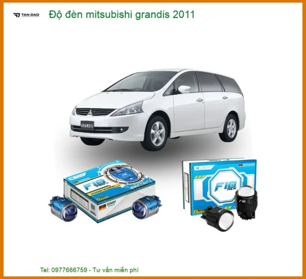 Nâng Cấp Đèn Bi LED Mitsubishi Grandis 2011 - Địa Chỉ Lắp Đặt Chính Hãng TPHCM
