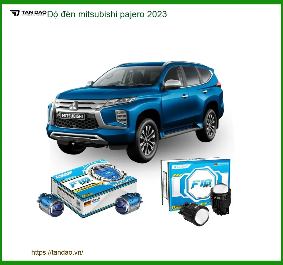 Độ đèn Mitsubishi Pajero 2023 - Đơn Vị Thi Công Độ Đèn Cao Cấp TPHCM