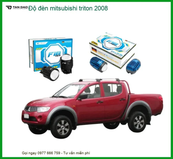 Độ Đèn Bi LED Mitsubishi Triton 2008 - Địa Chỉ Lắp Đặt Uy Tín TPHCM