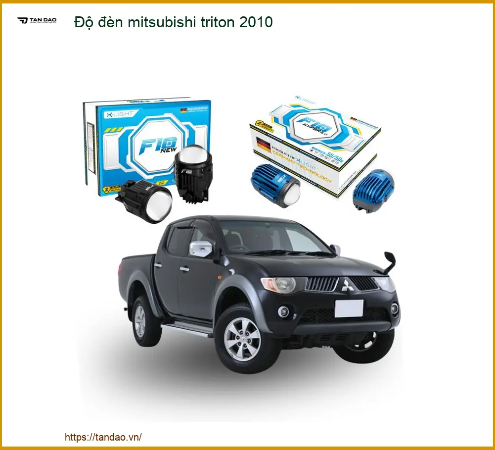 Độ đèn Mitsubishi Triton 2010 - Trung Tâm Nâng Cấp Chính Hãng TPHCM