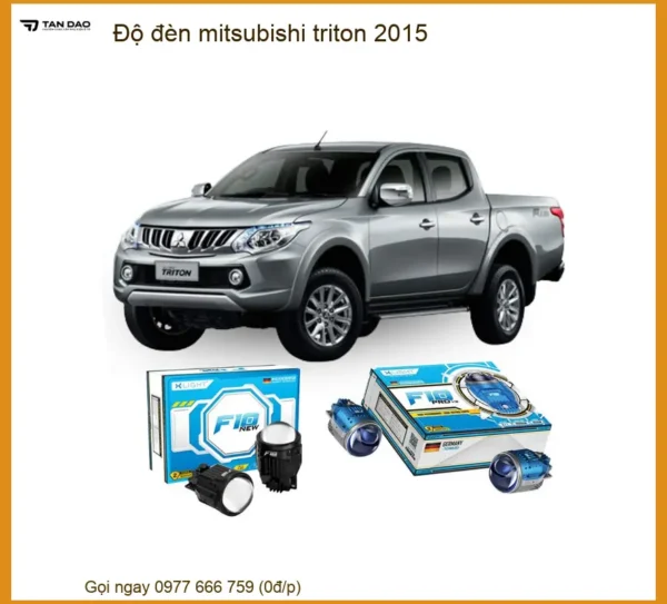 Độ đèn Mitsubishi Triton 2015 - Trung Tâm Lắp Đặt Uy Tín TPHCM