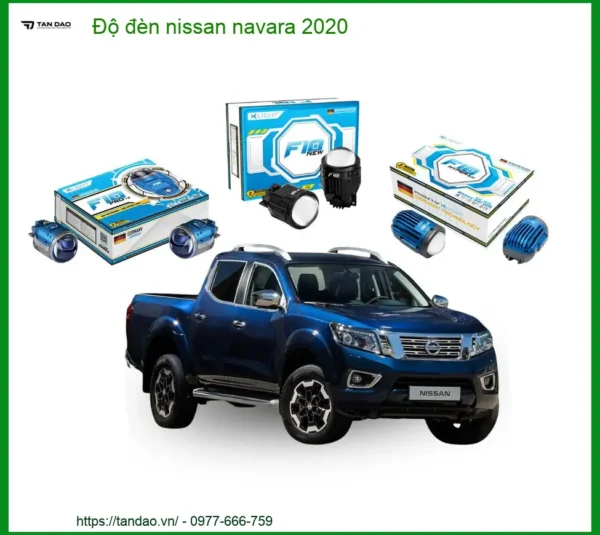 Độ Đèn Bi LED Nissan Navara 2020 - Địa Chỉ Lắp Đặt Uy Tín TPHCM