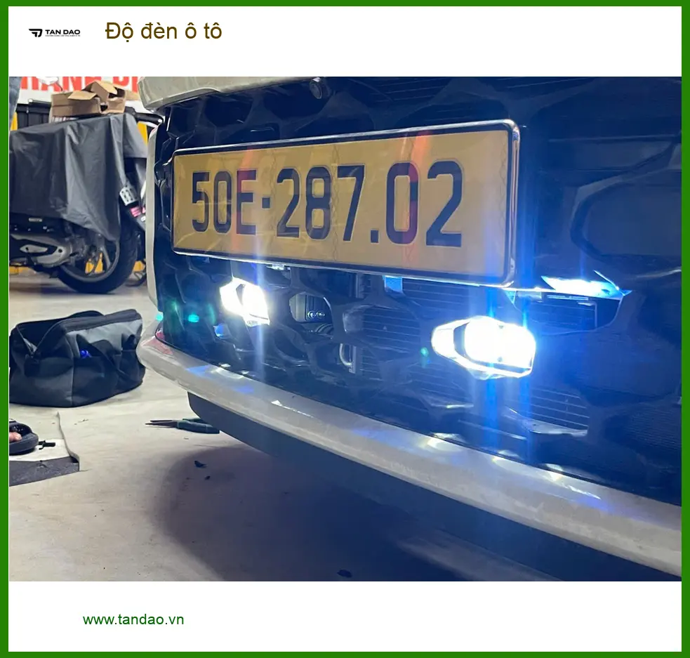 Anh Hải độ đèn ô tô Hyundai Creta tại Quận 3 để tăng cường độ sáng khi lái xe đêm ảnh thực tế 3