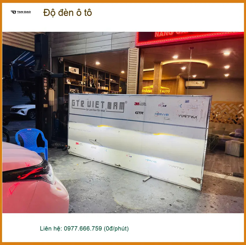 Anh Khải độ đèn ô tô Mazda CX-5 tại Quận 2 vì đèn zin mờ không rõ đường ảnh thực tế 4