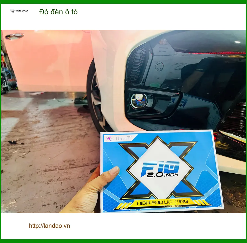 Anh Khải độ đèn ô tô Mazda CX-5 tại Quận 2 vì đèn zin mờ không rõ đường ảnh thực tế 5