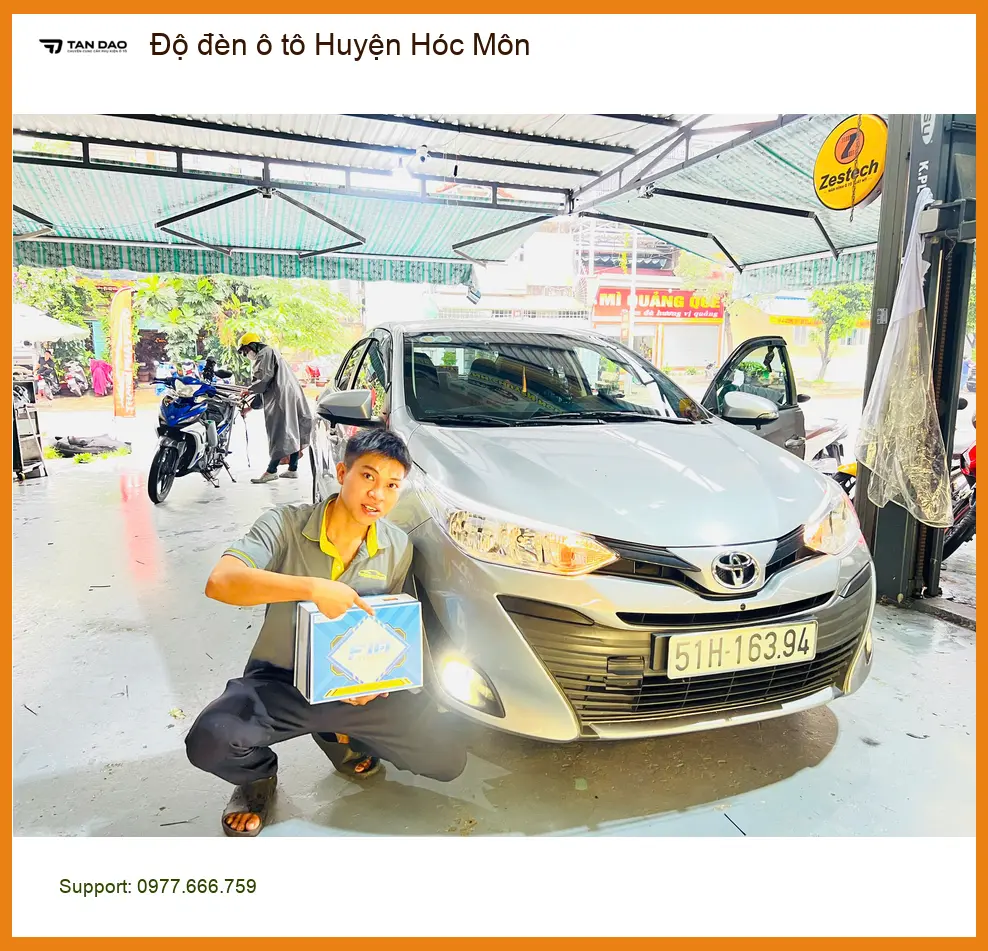 Địa Chỉ Độ Đèn Ô Tô đèn ô tô Huyện Hóc Môn - Lắp Đặt Uy Tín TPHCM