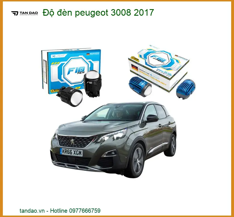 Độ Đèn Peugeot 3008 2017 - Địa Chỉ Lắp Đặt Uy Tín TPHCM