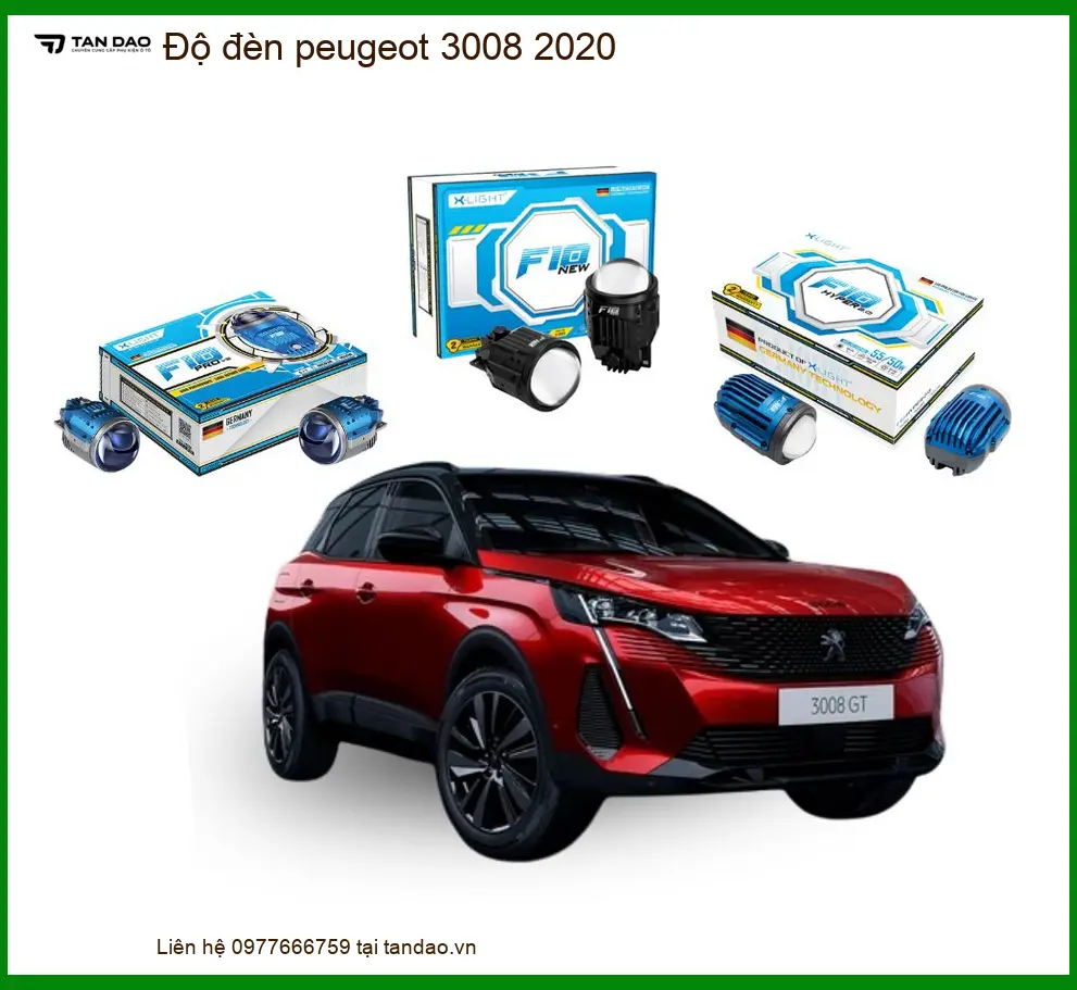 Độ Đèn Peugeot 3008 2020 - Địa Chỉ Lắp Đặt Nâng Cấp Chính Hãng TPHCM