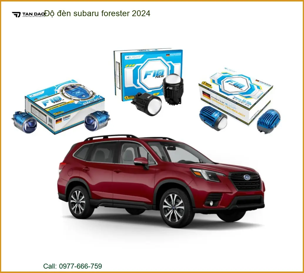 Độ Đèn Bi LED Tăng Sáng Subaru Forester - Địa Chỉ Lắp Đặt Chính Hãng TPHCM