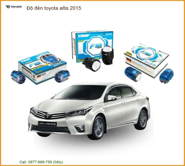 Độ Đèn Bi LED Toyota Altis 2015 - Địa Chỉ Độ Đèn Uy Tín TPHCM