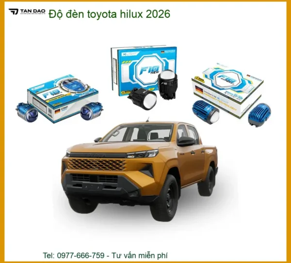 Độ Đèn Bi LED Cho Xe Toyota Hilux - Địa Chỉ Nâng Cấp Đèn Chính Hãng Uy Tín TPHCM