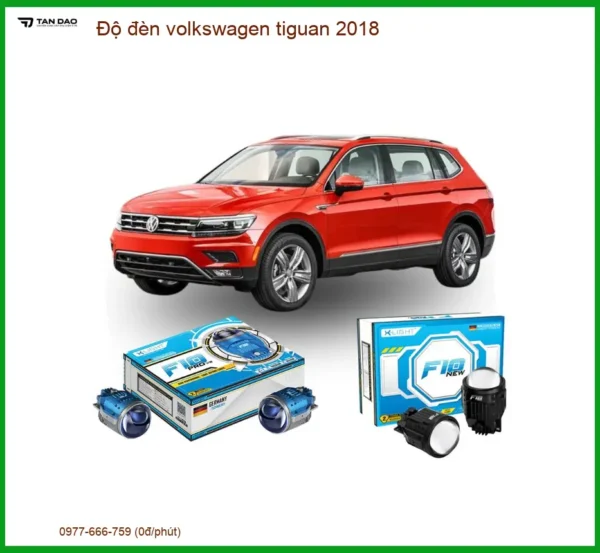 Độ Đèn Volkswagen Tiguan 2018 - Trung Tâm Nâng Cấp Chính Hãng TPHCM