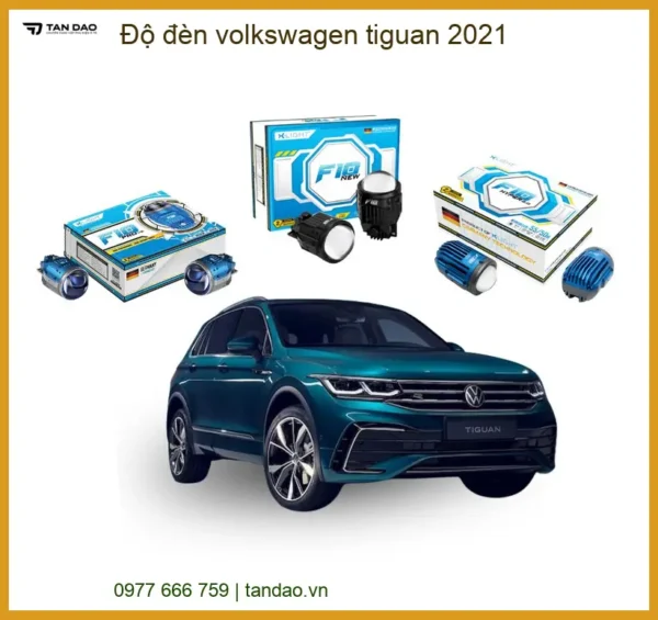 Độ đèn Volkswagen Tiguan 2021 - Trung Tâm Lắp Đặt Uy Tín TPHCM