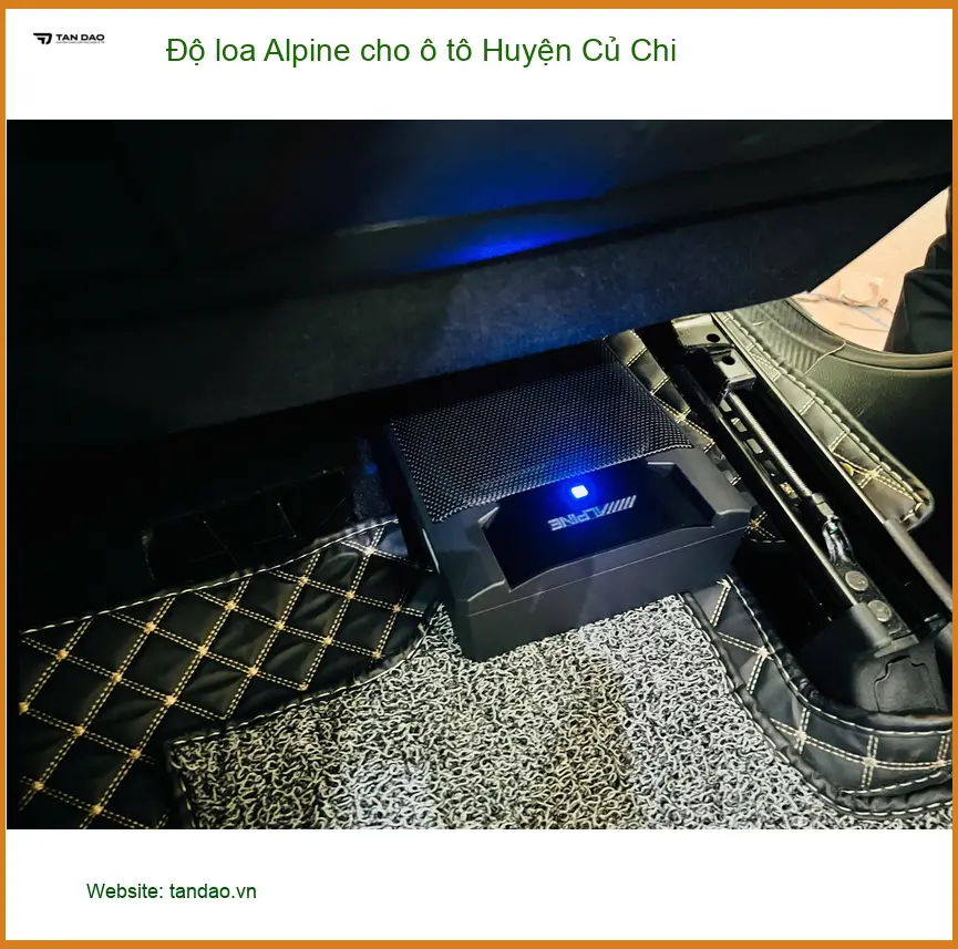 Địa Chỉ Độ Loa Ô Tô Alpine tại Huyện Củ Chi - Lắp Đặt Giá Tốt ảnh thực tế 2
