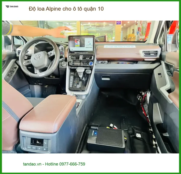 Trung Tâm Độ Loa Ô Tô loa Alpine cho ô tô quận 10 - Nâng Cấp Chính Hãng