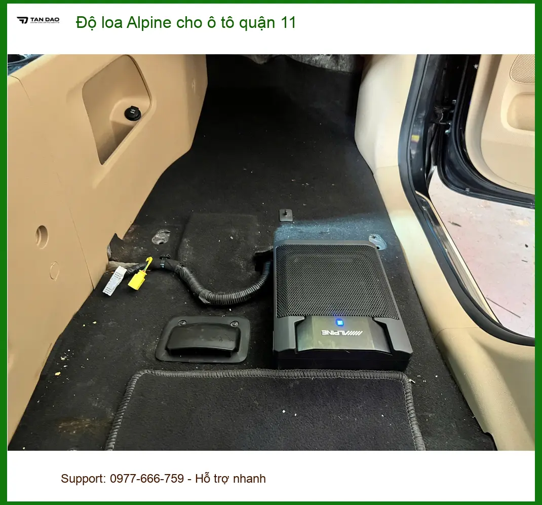 Trung Tâm Nâng Cấp Độ Loa Ô Tô loa Alpine cho ô tô quận 11 - Nâng Cấp Chính Hãng ảnh thực tế 2