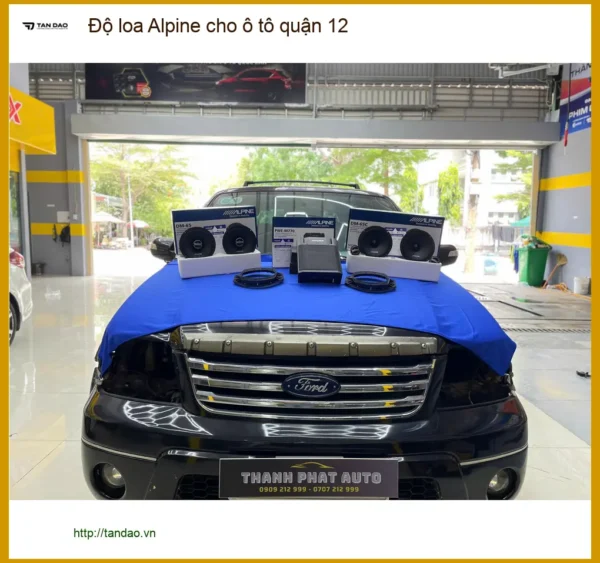 Alternative view of Dịch Vụ Độ Loa Ô Tô loa Alpine cho ô tô quận 12 - Giá Tốt TPHCM