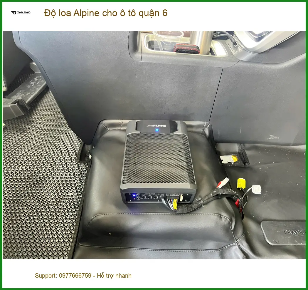 Trung Tâm Độ Loa Ô Tô loa Alpine cho ô tô quận 6 - Nâng Cấp Chính Hãng ảnh thực tế 2