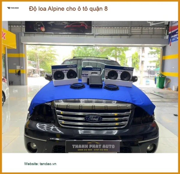 Alternative view of Trung Tâm Độ Loa Ô Tô loa Alpine cho ô tô quận 8 - Thi Công Chuyên Nghiệp