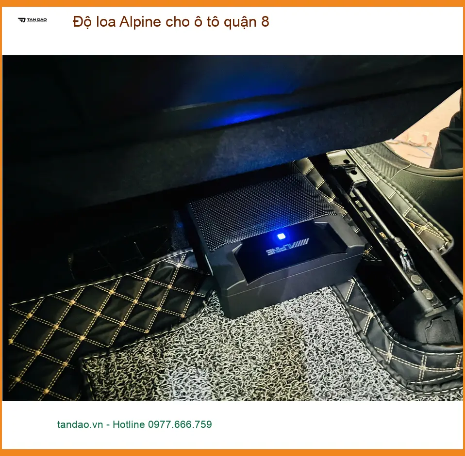 Trung Tâm Độ Loa Ô Tô loa Alpine cho ô tô quận 8 - Thi Công Chuyên Nghiệp ảnh thực tế 3