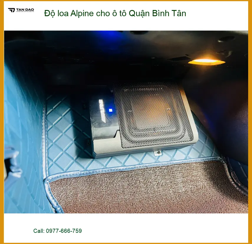 Địa Chỉ Độ Loa Ô Tô loa Alpine cho ô tô Quận Bình Tân - Lắp Đặt Uy Tín TPHCM ảnh thực tế 2