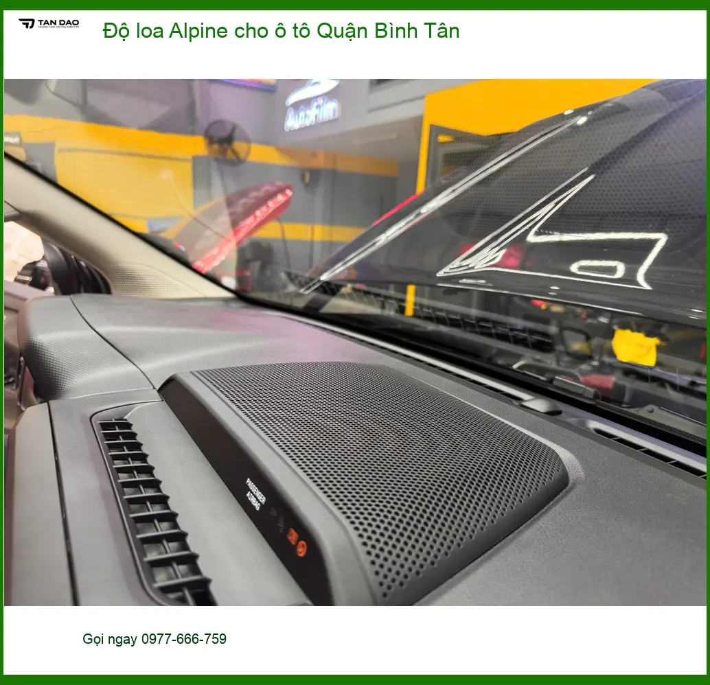 Địa Chỉ Độ Loa Ô Tô loa Alpine cho ô tô Quận Bình Tân - Lắp Đặt Uy Tín TPHCM ảnh thực tế 3