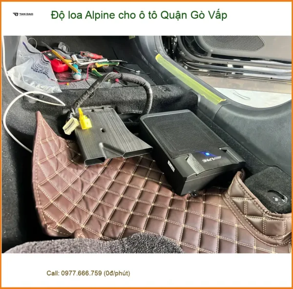 Trung Tâm Độ Loa Ô Tô loa Alpine cho ô tô Quận Gò Vấp - Thi Công Chuyên Nghiệp
